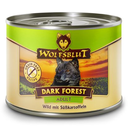 WOLFSBLUT SELVAGGINA E AGNELLO DARK FOREST 200 GR.  UMIDO CANE