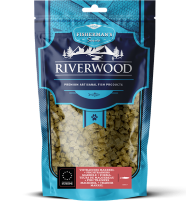 RIVERWOOD SOFT SNACK  MERLUZZO 125 GR. GRAIN FREE