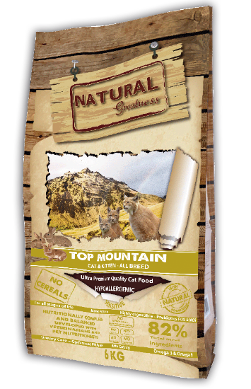 NATURAL GREATNESS GATTO TOP MOUNTAINS CUCCIOLI/ADULTI 6 kg 