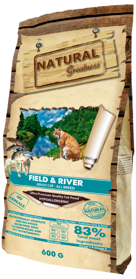 NATURAL GREATNESS GATTO field & river 600 gr