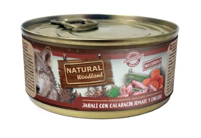 NATURAL WOODLAND CINGHIALE E ZUCCHINI  UMIDO CANE 170 gr 