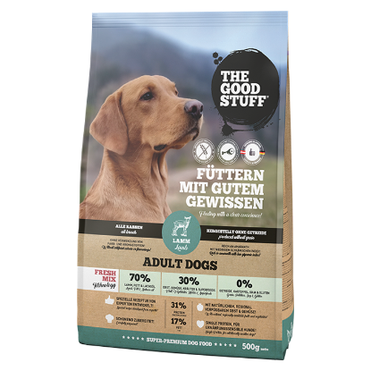 THE GOODSTUFF AGNELLO 12,5 KG  CANE ADULTO  GRAIN FREE 