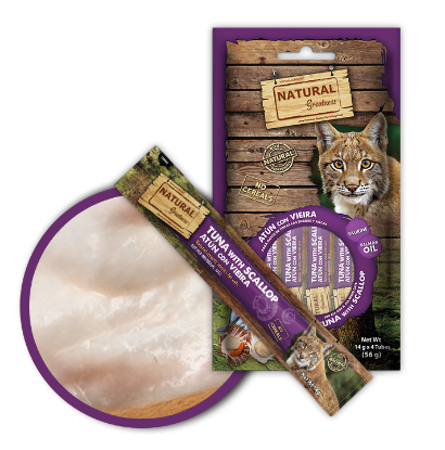 SNACK CREAMY TONNO E CAPESANTE NATURAL GREATNESS (4x14 gr) x gatto 