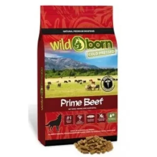 12 KG MANZO WILDBORN PRIME ADULTO PRESSATO A FREDDO GRAIN FREE