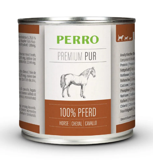 PERRO 820 GR CAVALLO PUR GRAIN FREE UMIDO CANE 