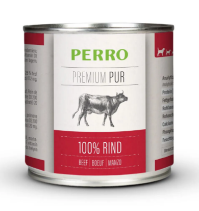 PERRO 200 GR MANZO PUR GRAIN FREE UMIDO CANE 