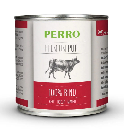 PERRO 200 GR MANZO PUR GRAIN FREE UMIDO CANE 