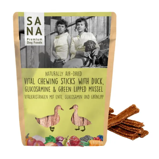 150 GR. STICKS DENTALI  DI ANATRA SUPPORTO ARTICOLAZIONI