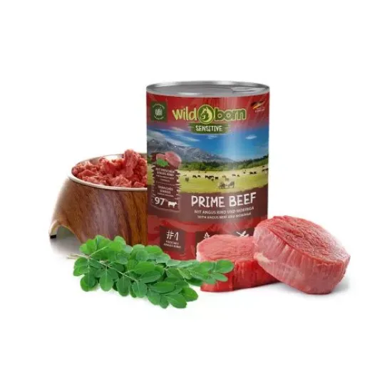 WILDBORN MANZO 400 GR.  UMIDO CANE PRIME BEEF