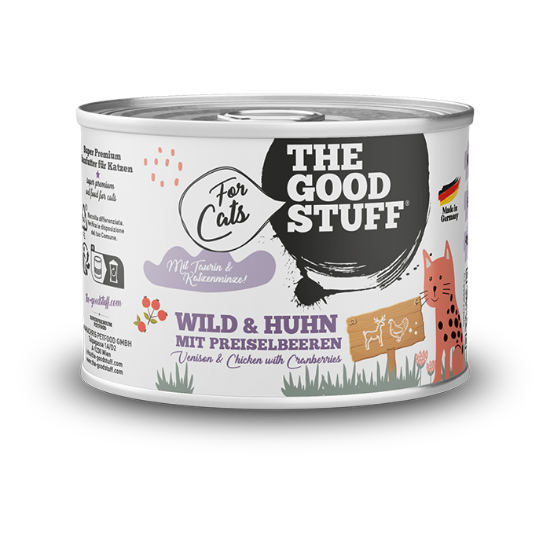 THE GOODSTUFF SELVAGGINA E POLLO  200 GR. UMIDO GATTO  COMPLETO 