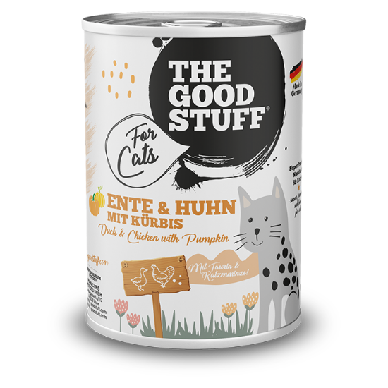 GOODSTUFF ANATRA POLLO CON ZUCCA  UMIDO GATTO  COMPLETO 400 GR.
