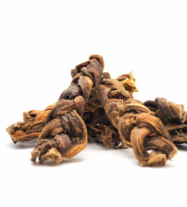 10/12 NERVI DI BOVINO INTRECCIATO 13 CM 250 GR SNACK PER LA MASTICAZIONE