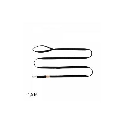 GUINZAGLIO HAQIHANA NERO 1,5 M NERO  