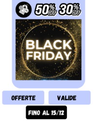 Immagine per la categoria BF-BLACK FRIDAY