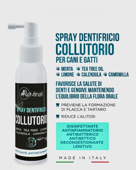 COLLUTTORIO SPRAY DENTALE CANI GATTI 60 ML