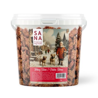 STELLE DI TACCHINO ESSICCATO 1 KG  SNACK MORBIDO CANI