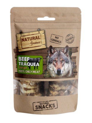 Immagine di KIT 2 TRACHEE BOVINO LARGE 100 gr  NATURAL GREATNESS  