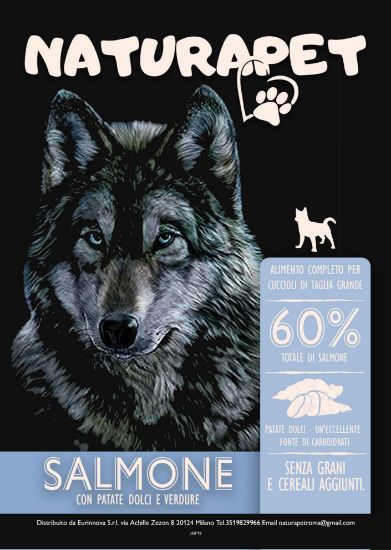 12 KG NATURAPET  SALMONE  PUPPY TG GRANDE