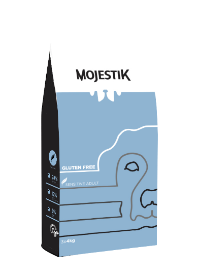 MOJESTIK ANATRA RISO 12 KG SENSITIVE SKIN GLUTEN FREE