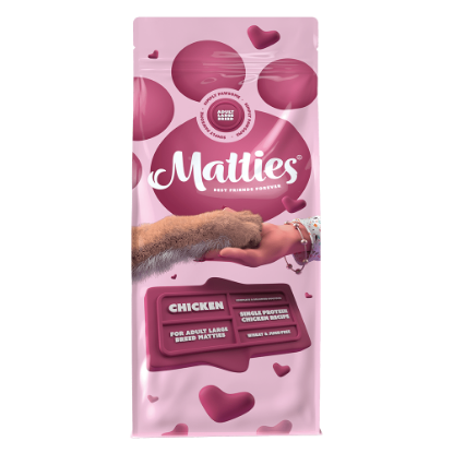 MATTIES LOW GRAIN POLLO TG MEDIO GRANDI 12  KG CANE ADULTO 