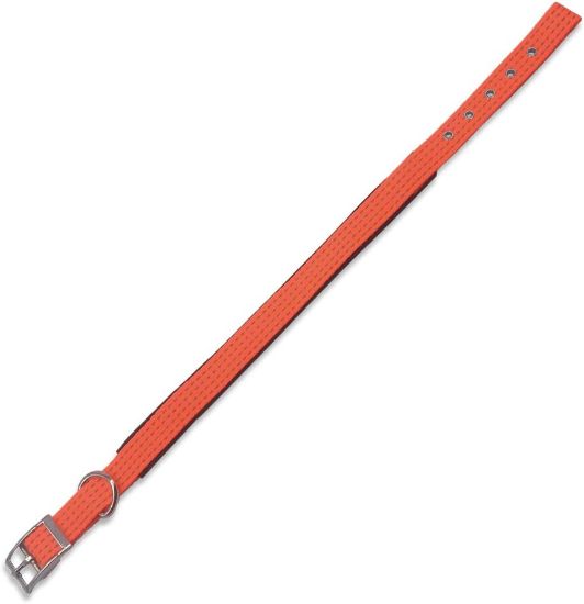 COLLARE Nylon morbido ARANCIO 2 CM x 45 cm (da 39 a 45 cm di dimensione collo) 